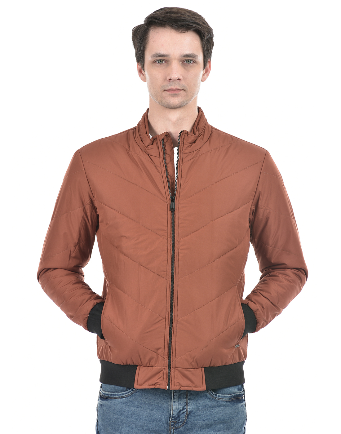 Numero Uno Men Color Block Red Jacket